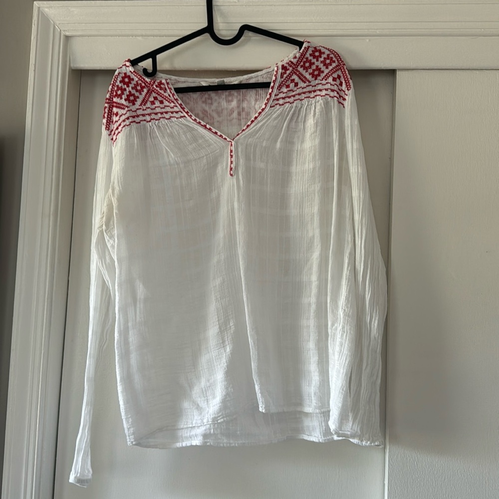 Cotton boho blouse